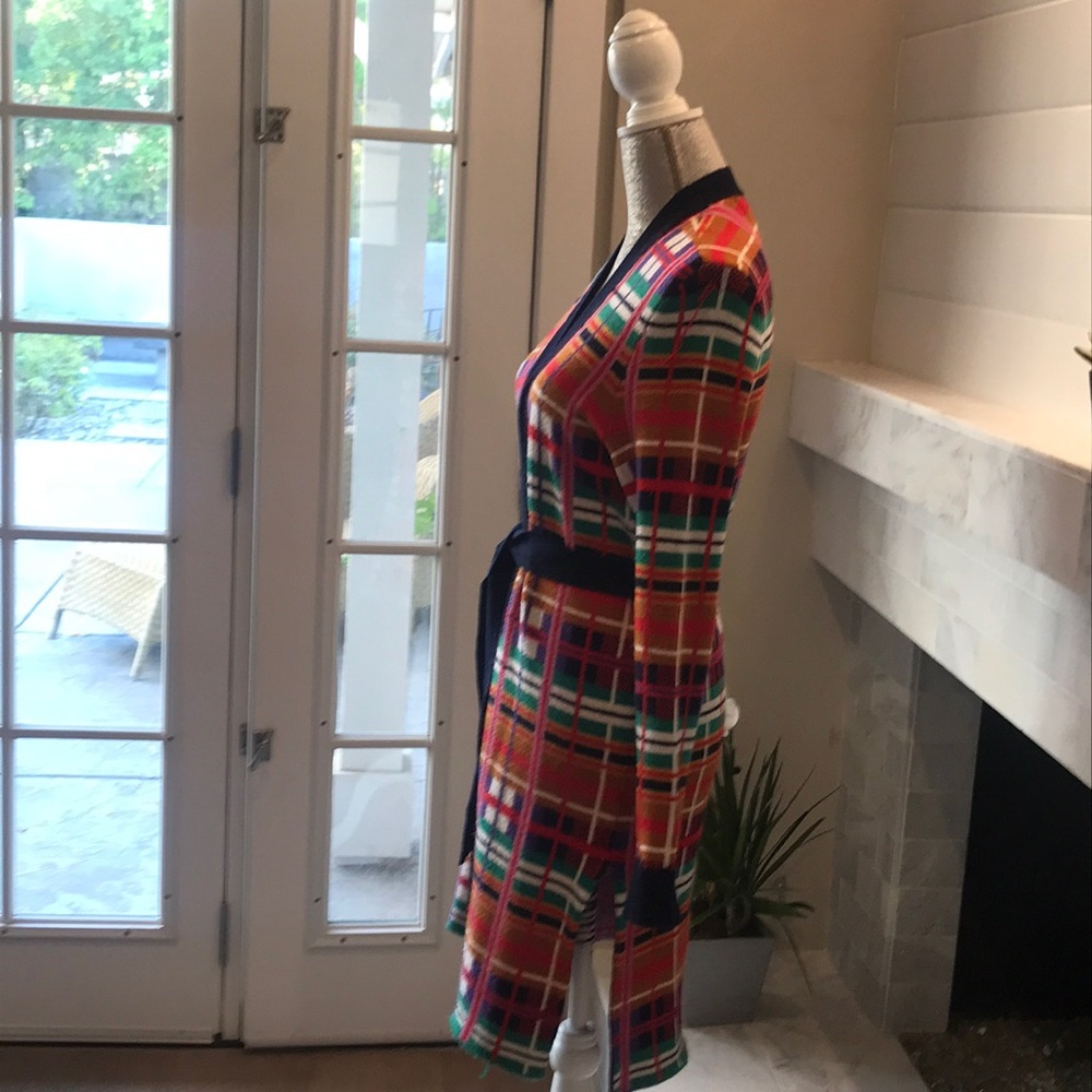 Anthropologie Moth Williston Plaid Cardigan XS VERY GOOD USED CONDITION. - Picture 5 of 12